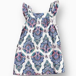 Carters Kids Girls Size 6 Paisley Tunic Tie Waist Short Sleeve Shirt Top